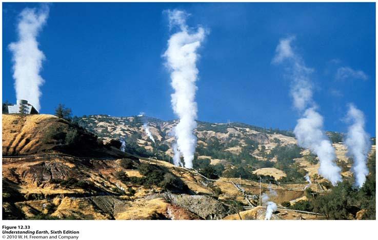 Volcanism and Human Affairs: Geothermal Energy non-explosive highly