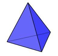 5 o A tetrahedron is
