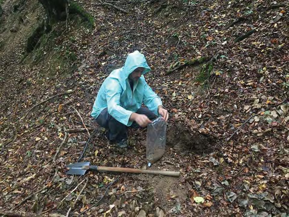 7 - BSC of SEG students taking a soil sample