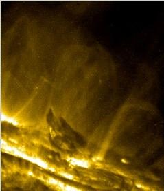 The Solar Atmosphere: Transition Region Hotter still is the Corona beyond, and the mysterious region that lies between it and the chromosphere is aptly called the transition region.