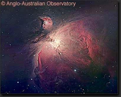 Flux Wavelength HII region is small cavity at edge of