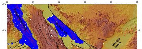 The rift system around Mbeya is shown in Fig. II-32. Fig. II-32 Rift system around the Mbeya region (Delvaux et. al.