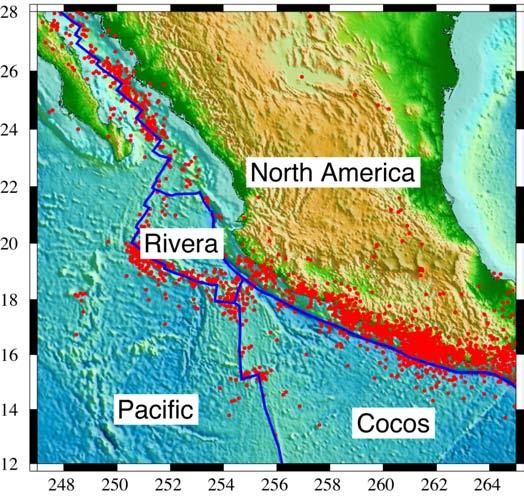 IS RIVERA DISTINCT FROM NORTH AMERICA & COCOS PLATES?