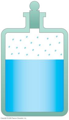 18-4 Vapor Pressure and Humidity An open container of water can evaporate, rather than boil, away.
