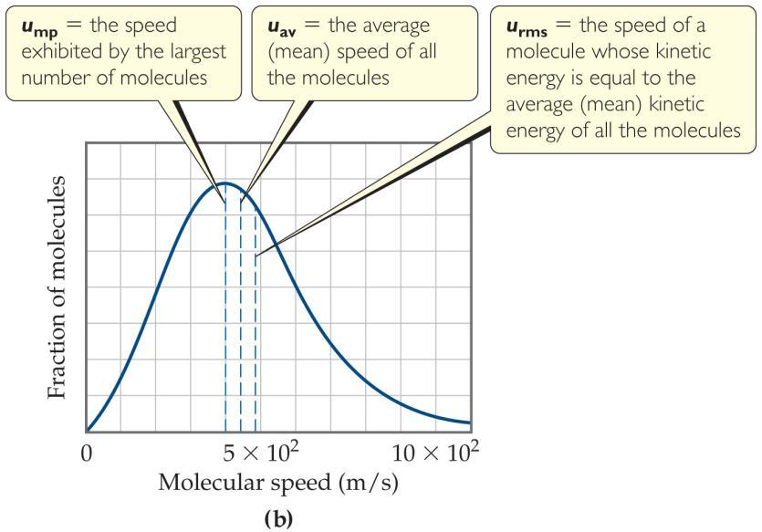 How Fast Do Gas Molecules Move? Temperature is related to their average kinetic. Individual molecules can have different speeds of motion.