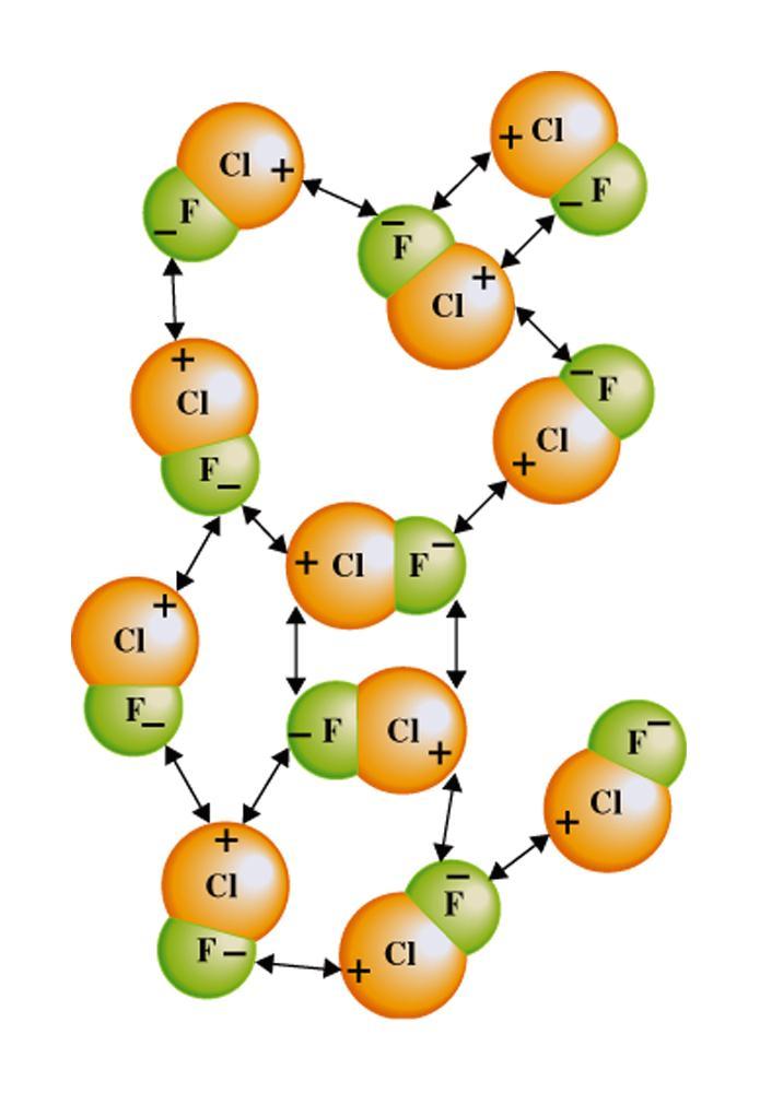 Intermolecular forces in liquids Dipole-dipole interactions are intermolecular forces that result from interactions between polar molecules The negative pole of one polar molecule interacts with the