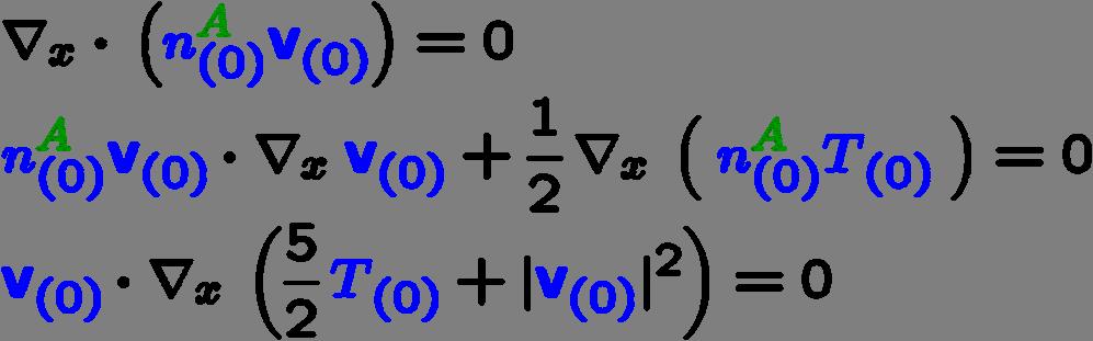 Compressible Euler equations (pure vapor)