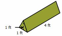 Find the distance between point Q and point U. A 4.5 C 0 B 2 D 5.5 Use this net for questions 8-9: 2. What is the area of the entire combined geometric figure?