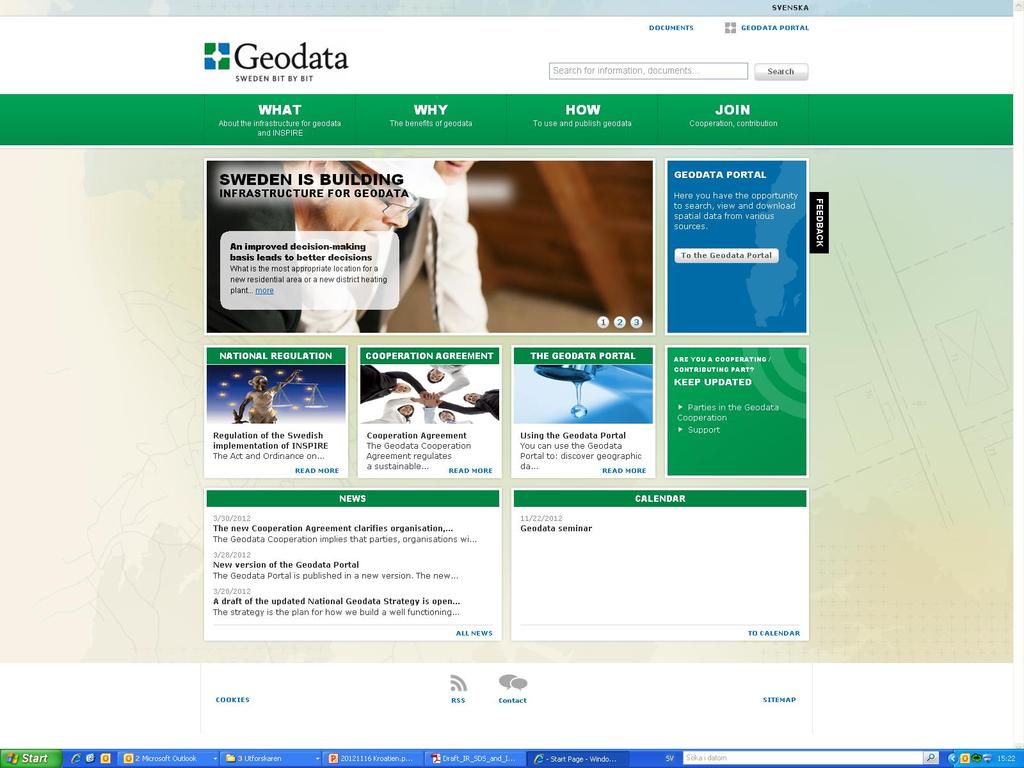National web site - www.geodata.