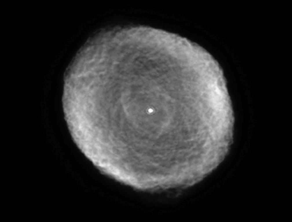 Spirograph nebula No carbon fusion Stellar winds blow