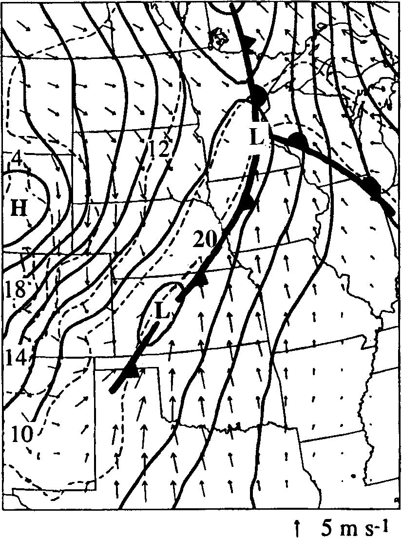 2546 MONTHLY WEATHER REVIEW VOLUME 125 TABLE 1. Summary of the mesoscale RFE model. FIG. 1. Portion of the 195 185 hemispheric variable grid mesh projected on a polar stereographic plane.