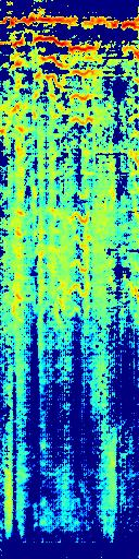 . Results In Figure, we show four log magnitude spectrograms to compare the effect of generative adversarial loss and l1