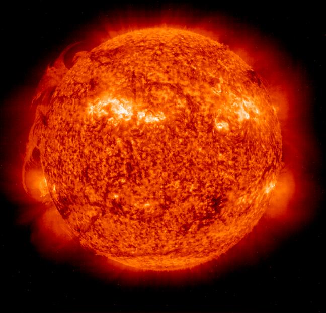 Discussion question: What is the extent of the Sun s atmosphere?