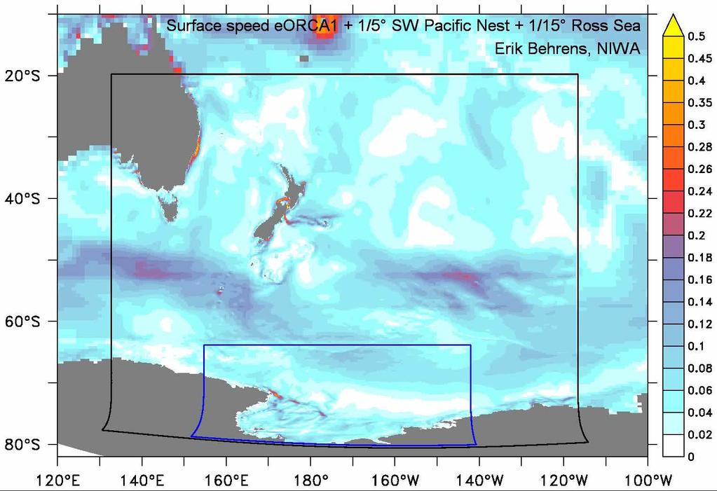 Improving the NZESM: Ocean 2-3 km