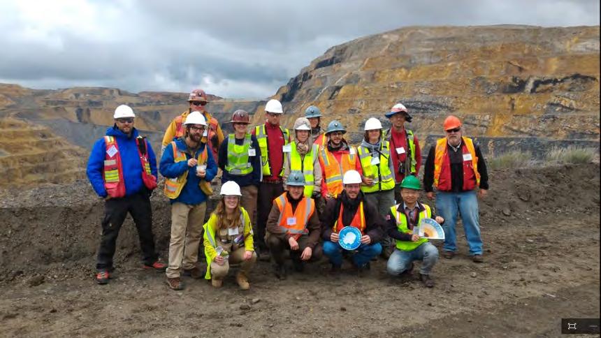 Mines visited: The trip was Carlin (Newmont) Genesis (Newmont) Lentern (Newmont) Gold Field (Newmont) Historic Carlin Pit, Nevada, May 8