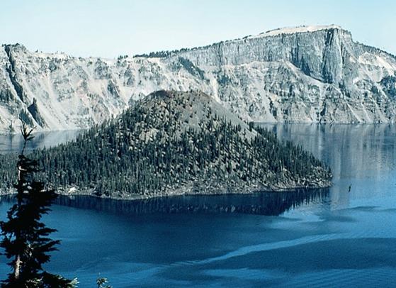 Crater Lake Crater Lake, Oregon formed from the eruption and