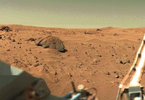 First Surface Images of Mars Viking 1 and 2 On July 20, 1976, pictures of the surface of Mars were taken by NASA s