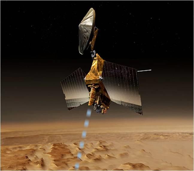 Mars Reconnaissance Orbiter Begins Mission at Mars NASA's Mars Reconnaissance Orbiter launched from