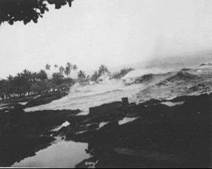 IV. Volcanic hazards C) Tsunamis Wave