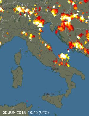 Extension of the Sprite mode Italy is a great place to detect sprites Italian meteor observing amateurs frequently observe sprites Could increase the