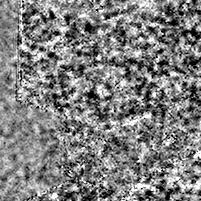Right: denoised image, using the spatially variant noise model. Noise reduction is approximately 6dB. our modified spatially variant algorithm.