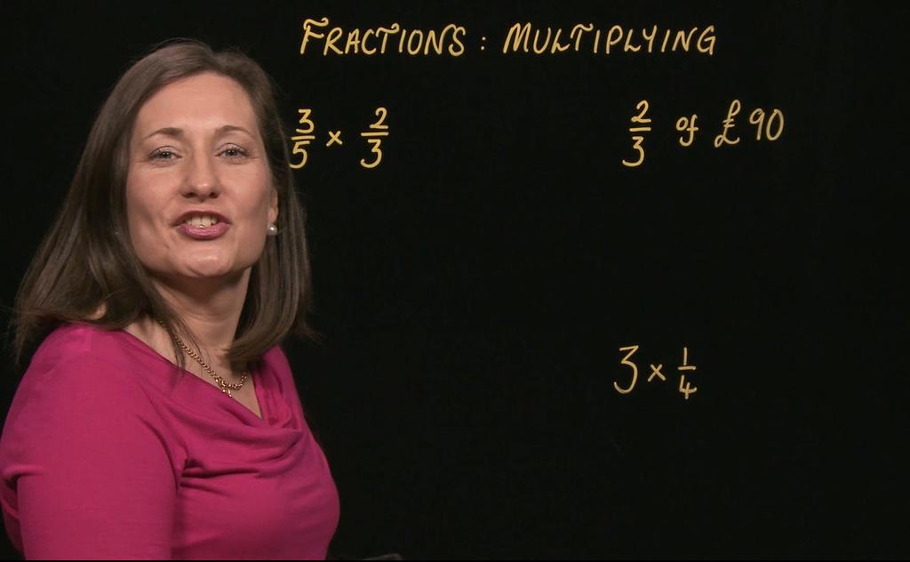 2013 4 min CC Fractions: Multiplying In this clip, students learn how to multiply fractions by