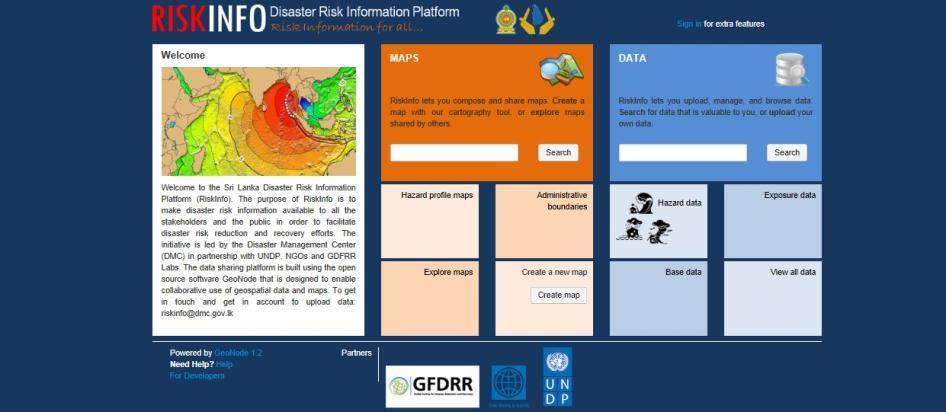 Geo-Portal for Risk Data