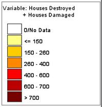 741 5,312 Houses Damaged