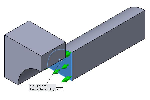 This was accomplished by using another on flat face fixture applied to one of the shaft surfaces.
