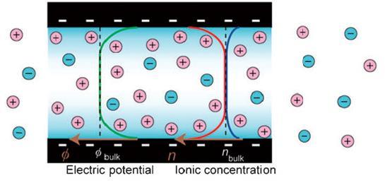 KINETICS MAY VARY IN NANO-CONFINEMENT Wetting electrical double layers water