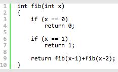 Number Theory: Fibonacci Numbers Implementation 1 (recursive solution)
