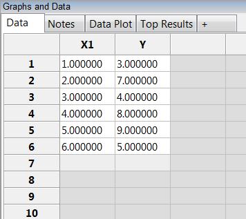 Regression with Curve Expert Free download from http://www.curveexpert.net/download/ 1. Enter the data set in the x and y columns. 2.