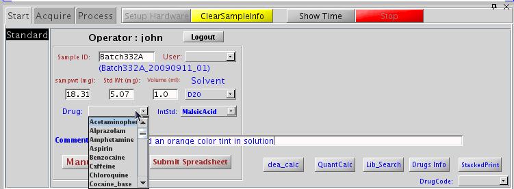 Flexible and Customizable Sample Entry Tools If you work with a defined set of substances for