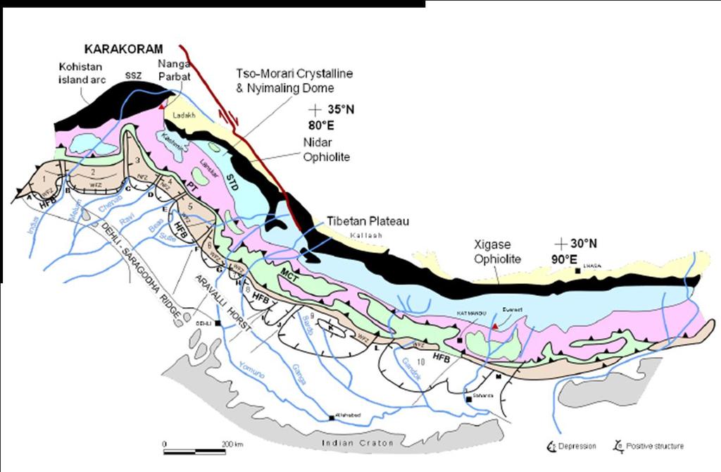 Campbellpore Basin (Izakhel gas show) Oil and Gas Seeps; Main Drivers for the Early Exploration Potwar Basin & Salt Range Province (discovery of Khaur Oil Field in 1914) Kashmir Basin-
