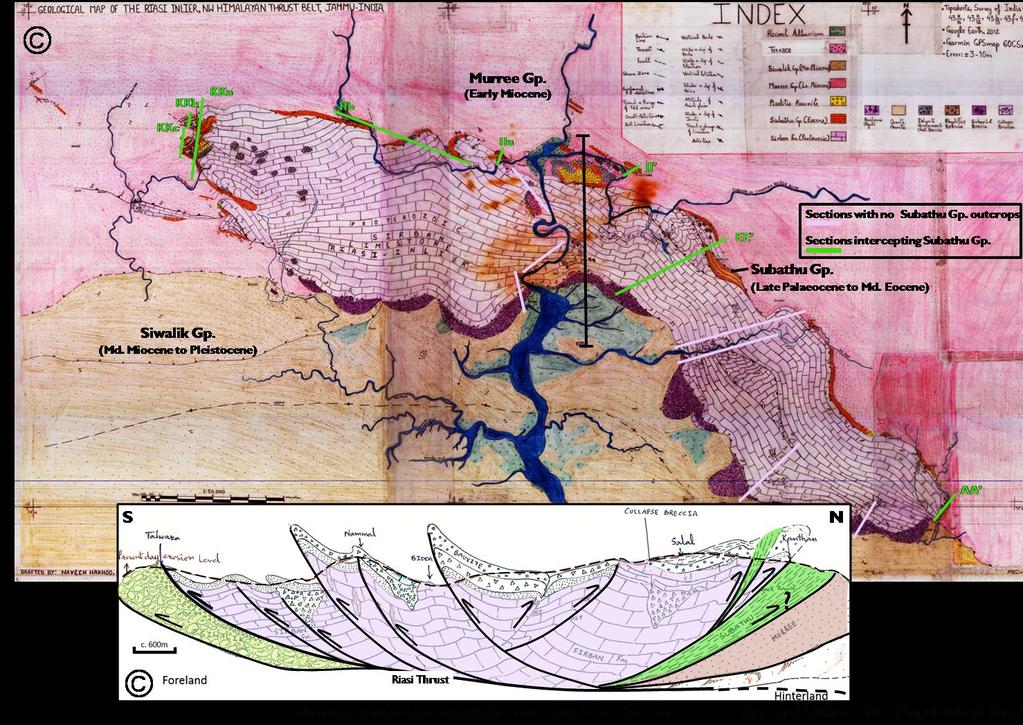 Neoproterozoic Sirban Limestone Formation and Subathu Group Subathu Gp Shales Good source rock