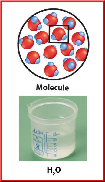 A. Measuring Moles One-mole quantities of three substances are shown, each with a different