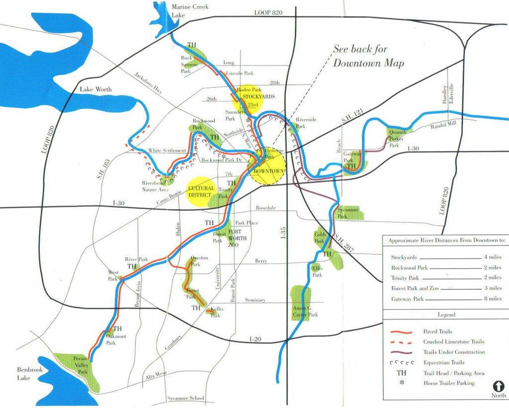 8 8 M i l e R e v i t a l i z a t i o n Trinity River, Tributaries + Greenbelts MARINE CRE E K 72 miles of trails 1000 acre park revitalization 800 acres of mixed use development with 12 miles of