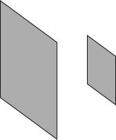 a. 25% c. 75% b. 50% d. 100% 33. The polygon on the right is similar to the polygon on the left. The angles in the polygon on the right are a. equal to the angles in the polygon on the left b.