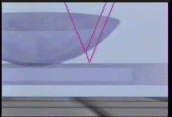 Fourier Transformed Infrared An interferometer utilizes a beam splitter to split the incoming infrared beam into two optical beams. One beam reflects off of a flat mirror which is fixed in place.