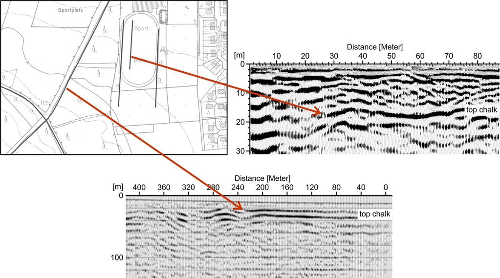 Geophysical measurements Reflection seismic, resistivity and GPR measurements were carried out in the Münsterdorf area during field campaigns 2007 (Gebregziabher et al.