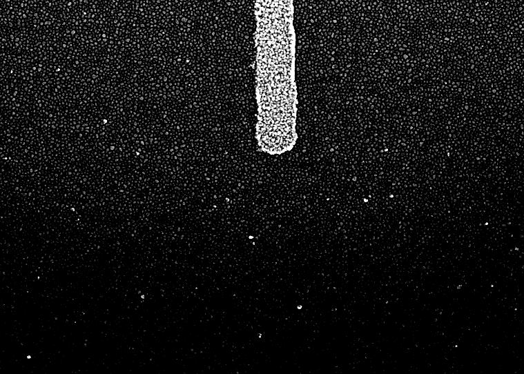 layer 100 nm 1 µm D ~10 nm deposition of Co particles on