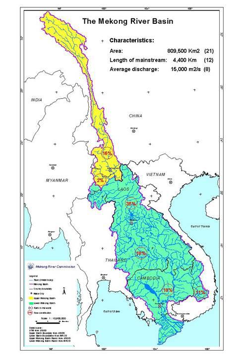 Section III : Introduction to target area, Mekong River Basin Tibetan Plateau Mekong River Basin Hydro-meteorological Conditions