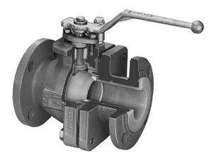 FLOW MEASUREMENT AND CONTROL 4-5 4-4b, is the most common device used in clean water applications and is generally not used in raw wastewater applications where solids could accumulate on the valve s