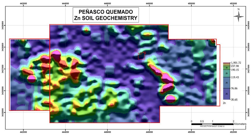 Peñasco Quemado Soil Geochemistry Resource