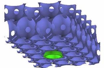 Tunable 3D Inverse Opal Structure A marriage of liquid and photonic crystals as conceptualized by Busch and John.