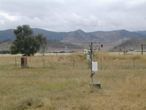 October 15, 2005 Page 10 of 25 Figure 4. 2m anemometer at AERC. Figure 5. 10m anemometer at Christman Field. Bailey Private anemometer near Bailey southwest of Denver. Height and exposure are unknown.