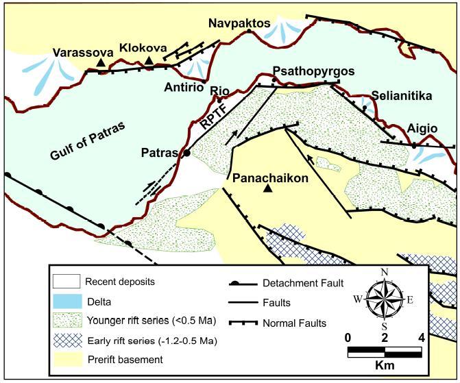 Geological map of the area ESRIN,