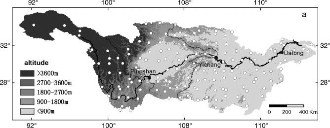 1472 T. JIANG ET AL Figure 1. The Yangtze River Basin. Figure 2. Topography of the Yangtze River Basin.