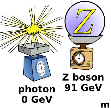 Fotonul si bosonul Z Forta electroslaba = forta electromagnetica + forta slaba Fotonul == Bosonul Z
