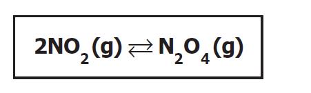 Chemical Reactions NO 2 and N 2 O 4 undergo the reaction shown. When a sealed container of reaches chemical equilibrium, which must be true?